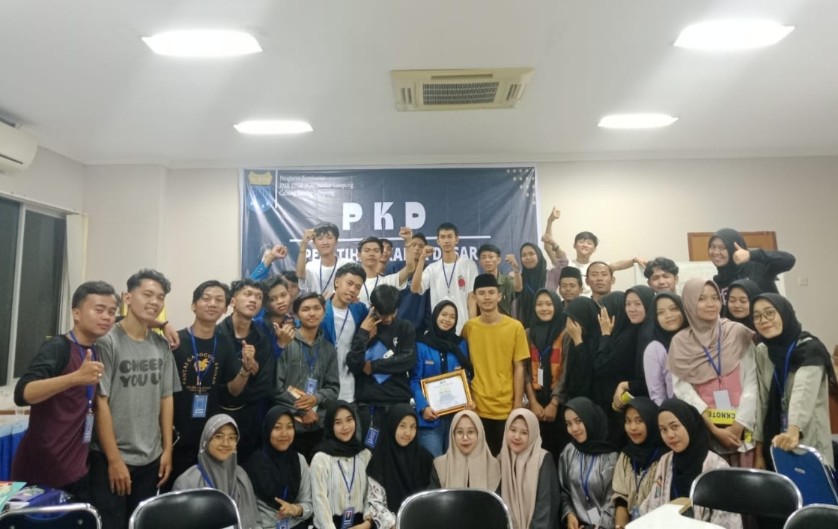 Pengurus PMII STKIP PGRI Bandar Lampung Gelar Pelatihan Kader Dasar