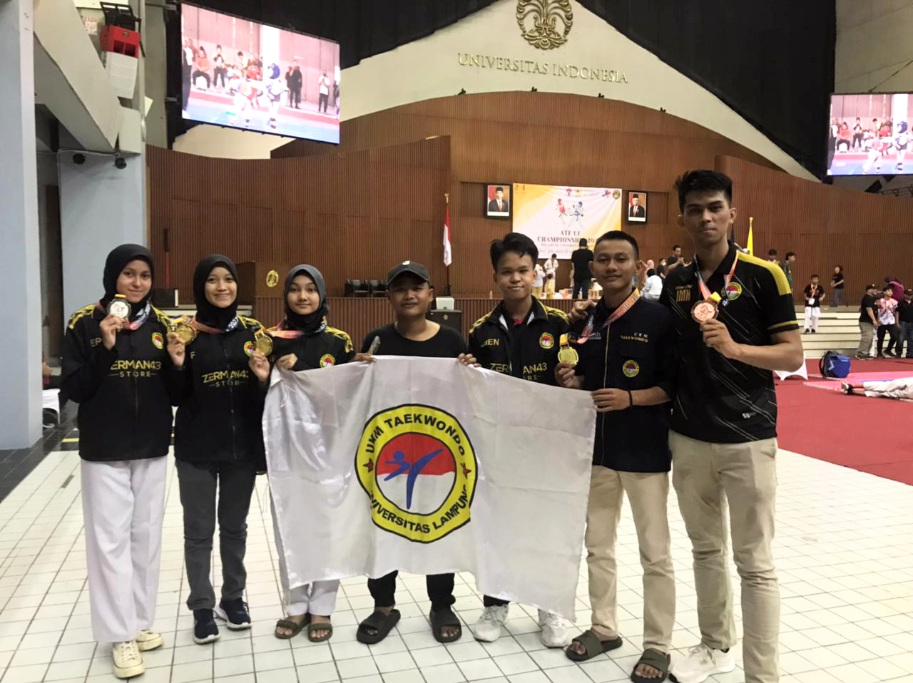 Mahasiswa Unila Cetak Prestasi di Kejurnas ATF UI 2023