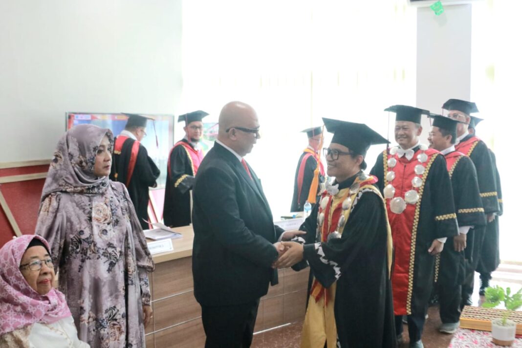 Fakultas Hukum Unila (FH), Menggelar Ujian Terbuka Promosi Doktor Ilmu Hukum