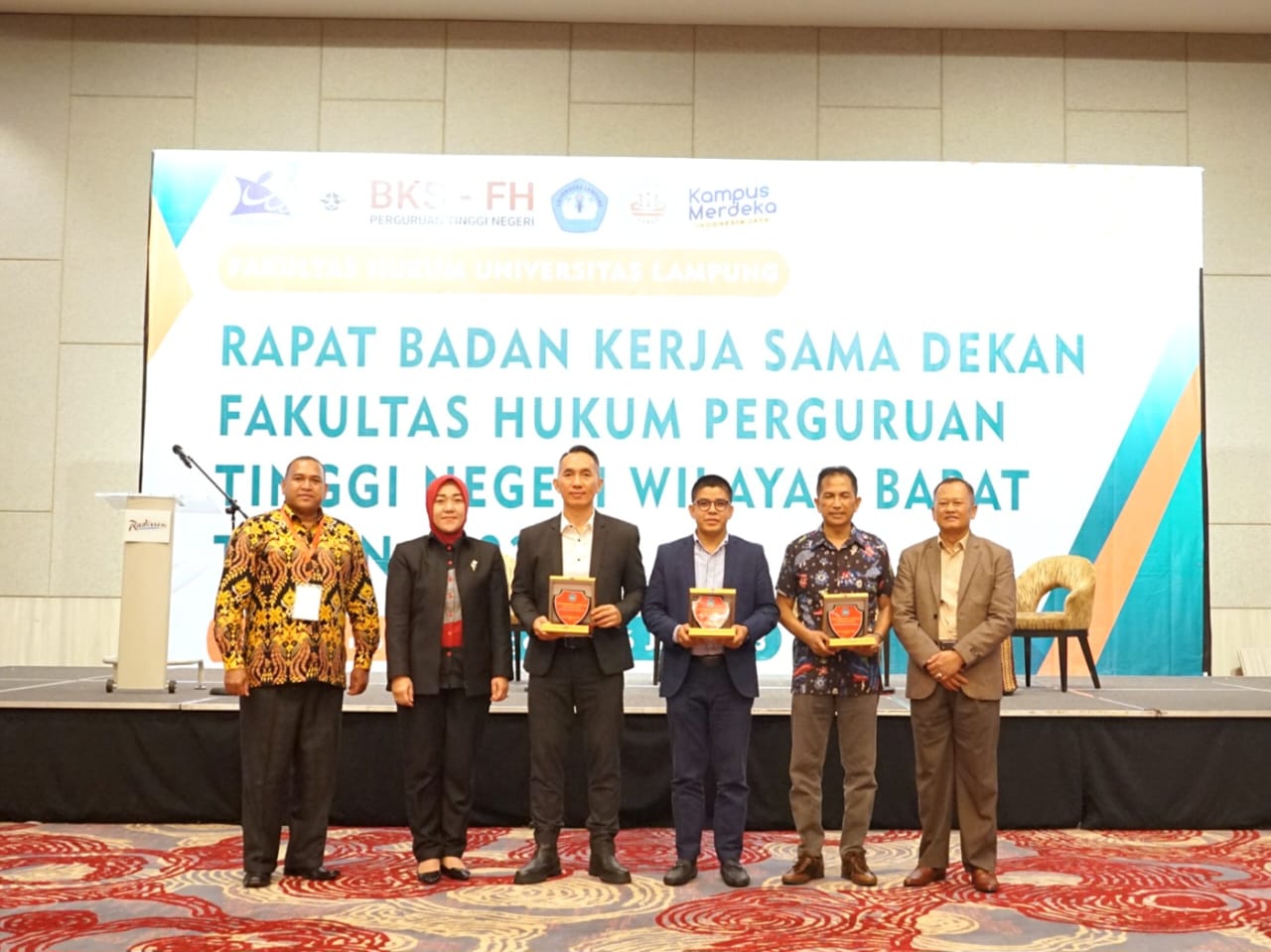 Unila Gelar Seminar dan Rapat Kerja Sama Dekan Fakultas Hukum PTN Wilayah Barat