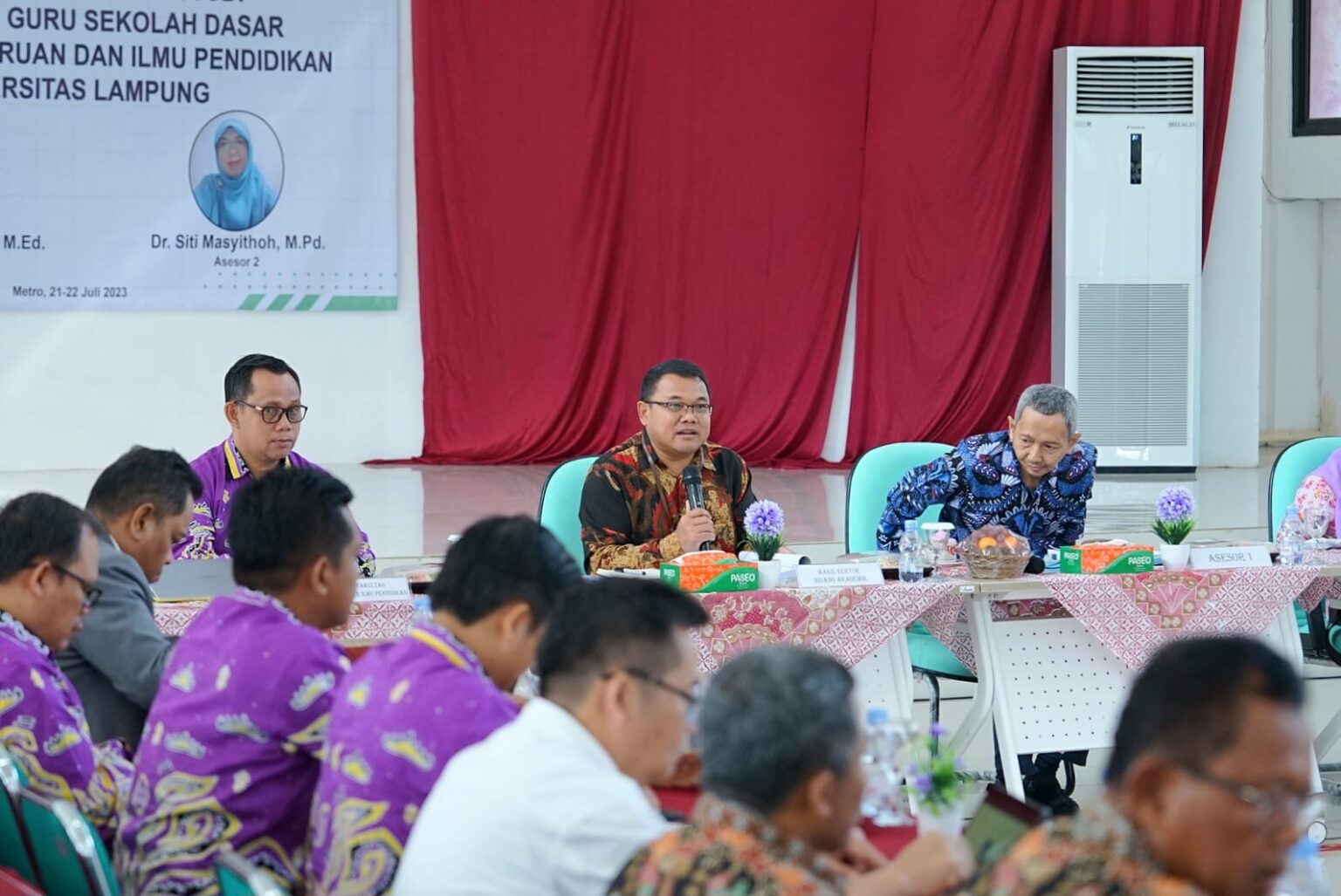 Warek Akademik Unila Buka Asesmen Lapangan untuk Prodi S-1 PGSD