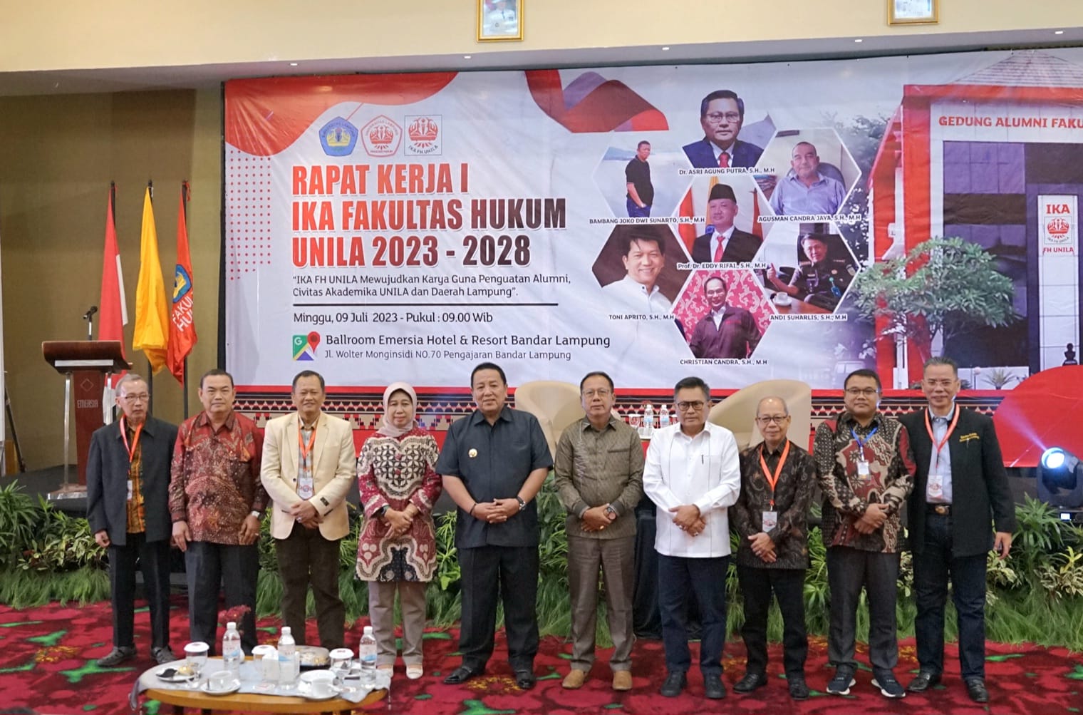Raker IKA FH Unila Bahas Sinergi Alumni dan Unila Menuju WCU