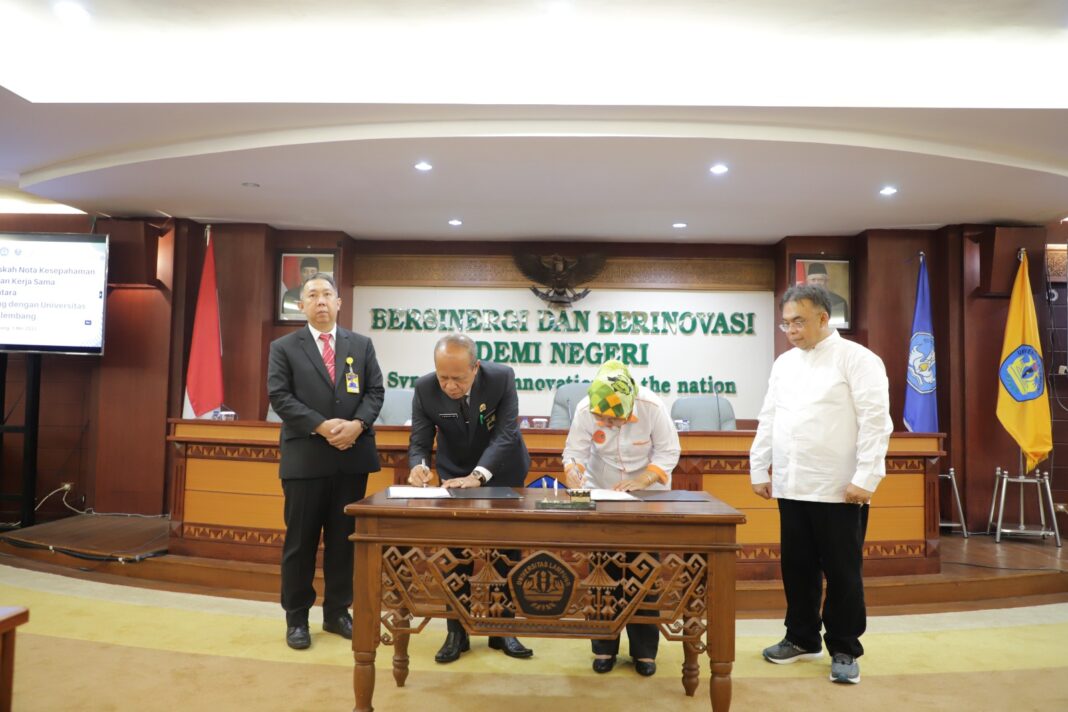 Unila - UPGRIP Sepakat Jalin Kerja Sama Bidang Pendidikan, Penelitian, dan Pengabdian Masyarakat