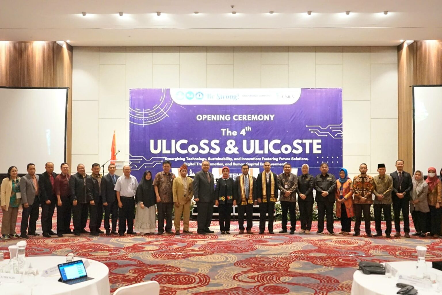 Unila Selenggarakan The 4th ULICoSS dan ULICoSTE 2023