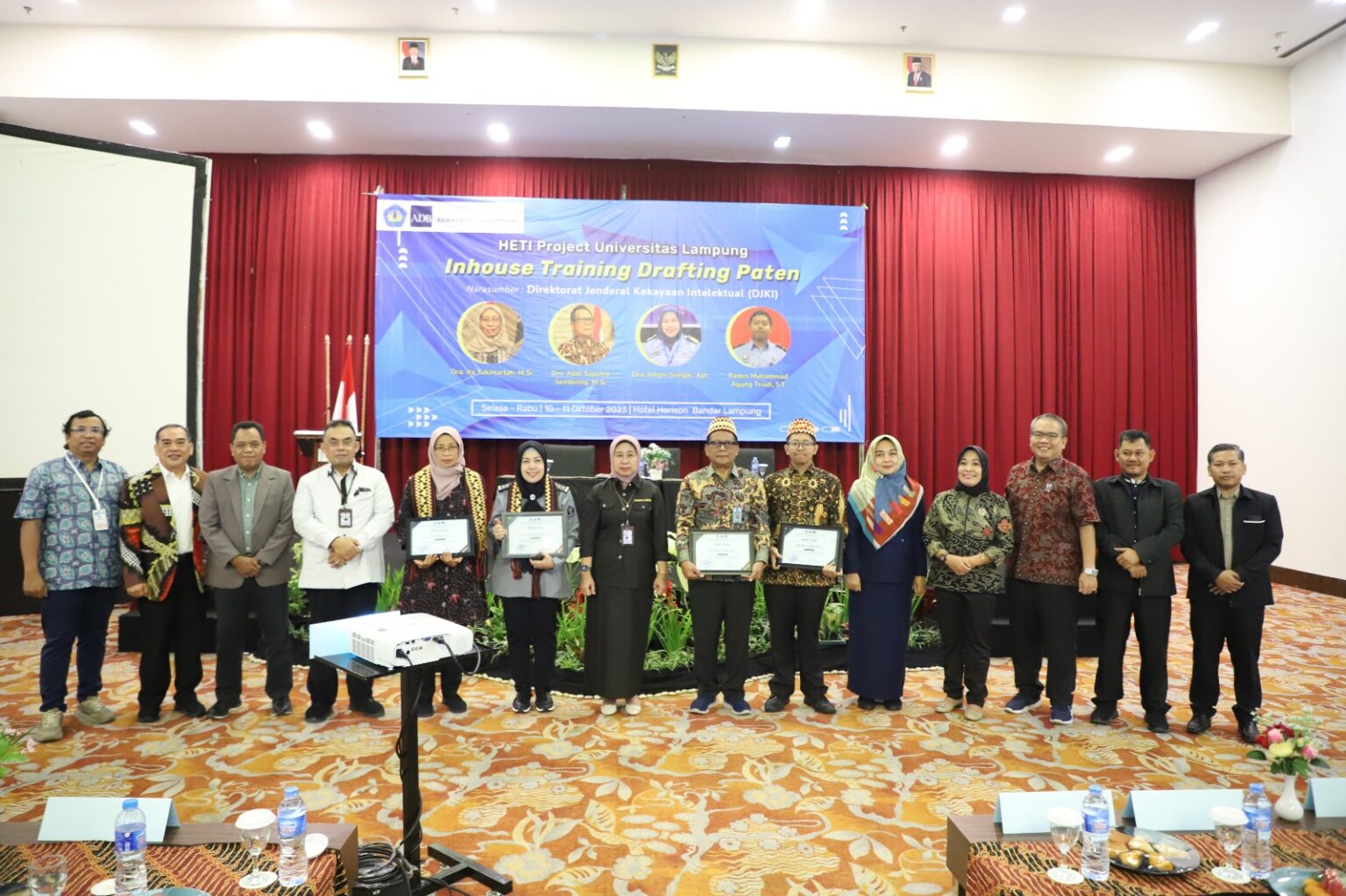 Unila Gelar Inhouse Training on Integrated Research Center