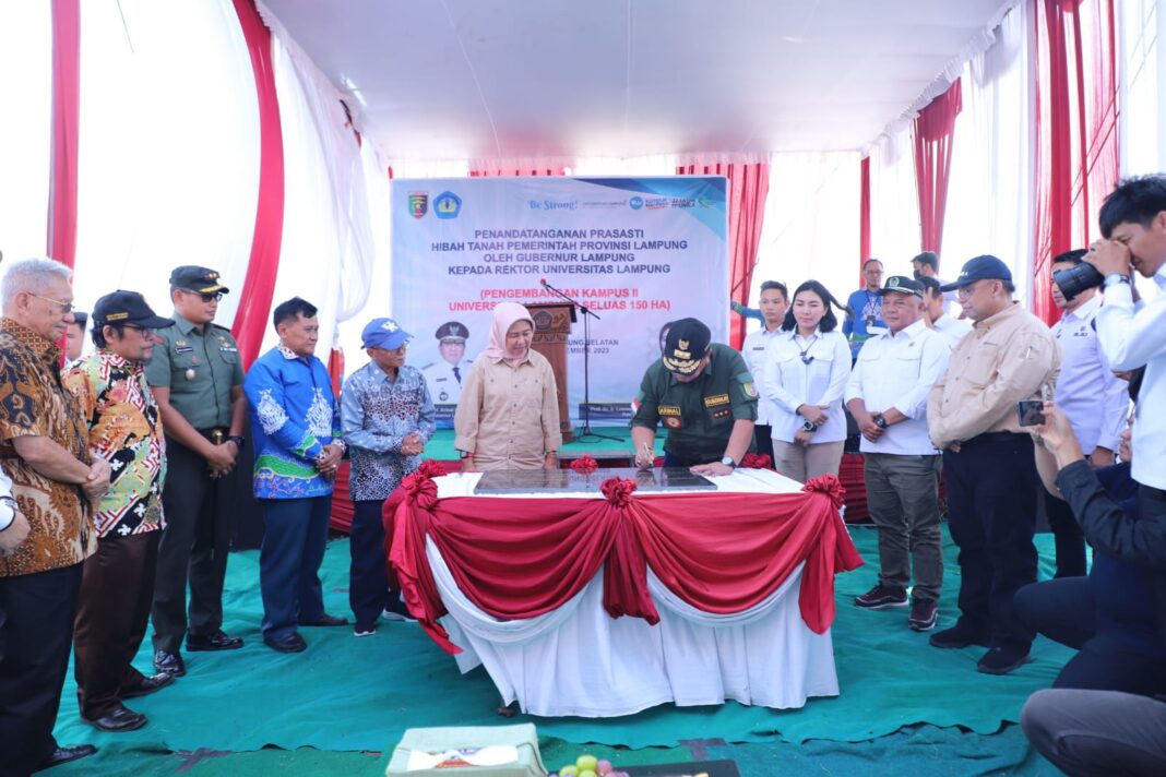 Universitas Lampung Raih Hibah Lahan 150 Ha di Kotabaru untuk Kampus II