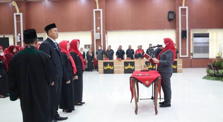 Wali Kota Eva Dwiana Lantik 358 Pejabat Fungsional Pemkot Bandar Lampung