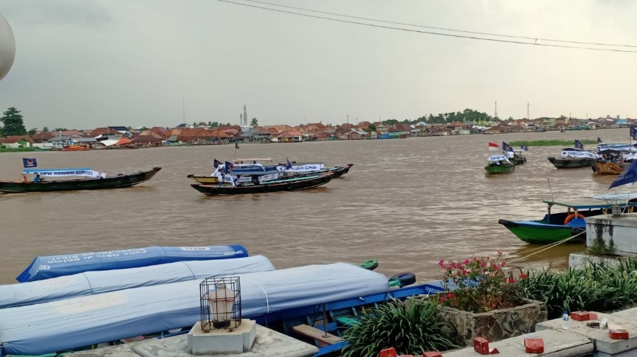 Antusias Masyarakat Sumsel Kepada Partai Nasdem Yang Menggelar Kampanye Akbar Untuk Mendukung Capres Amin 2024