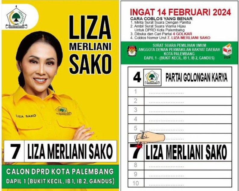 Caleg DPRD Kota Palembang Liza Merliani Hadiri Grand Opening Central Market