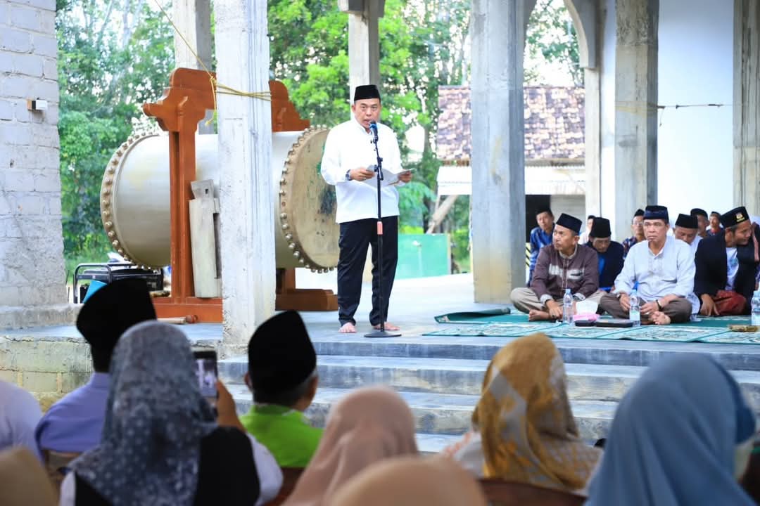 Safari Ramadhan, Wakil Bupati Tulang Bawang Hankam Hasan Kunjungi Kecamatan Gedung Aji
