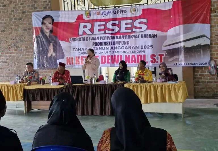 I Ketut Dewi Nadi Gelar Reses di Kampung Sukabinangun Lampung Tengah, Serap Aspirasi Masyarakat