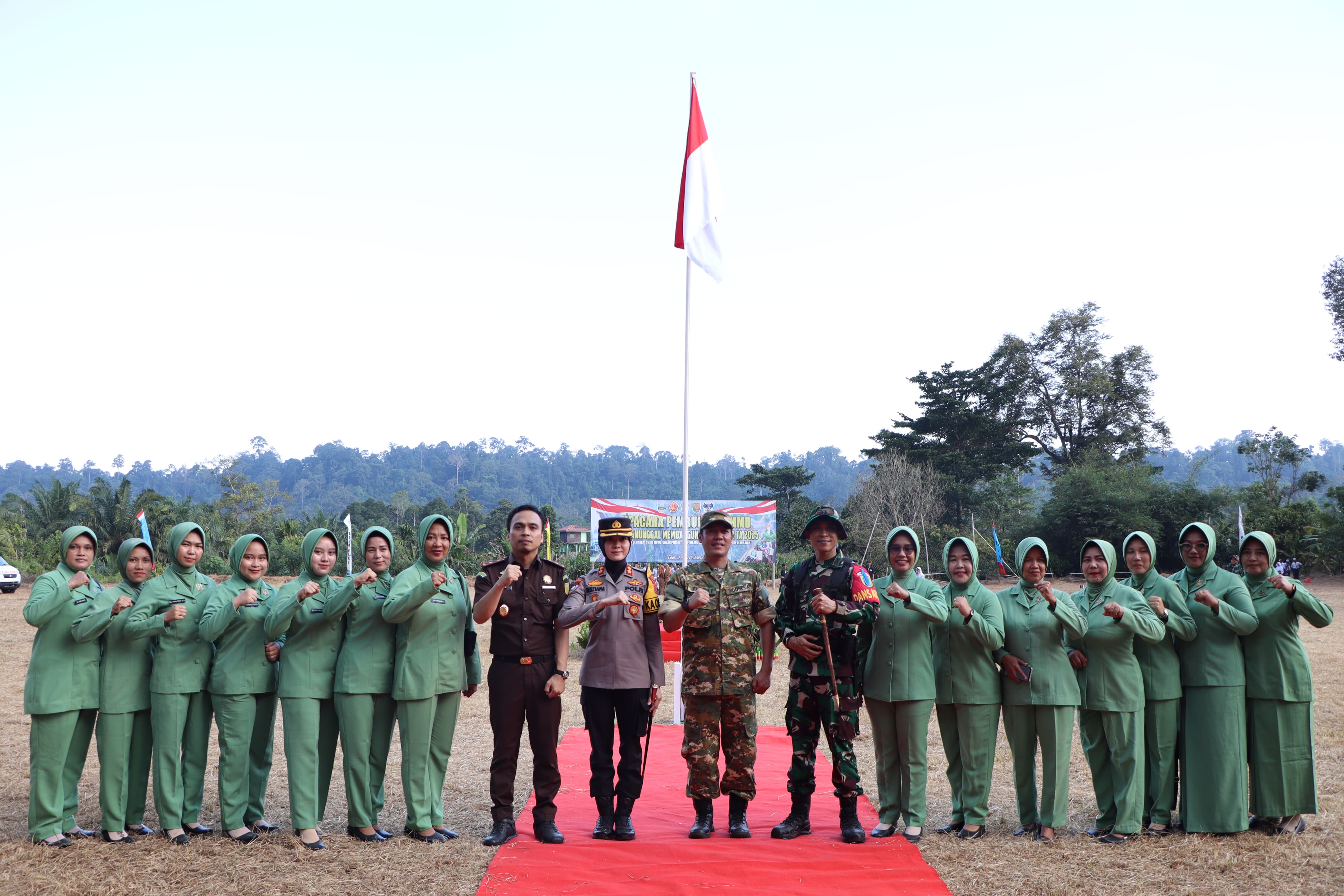 Bupati Dedi Irawan Pimpin Pembukaan TMMD ke-124 di Pemerihan, Fokus Pemerataan dan Ketahanan