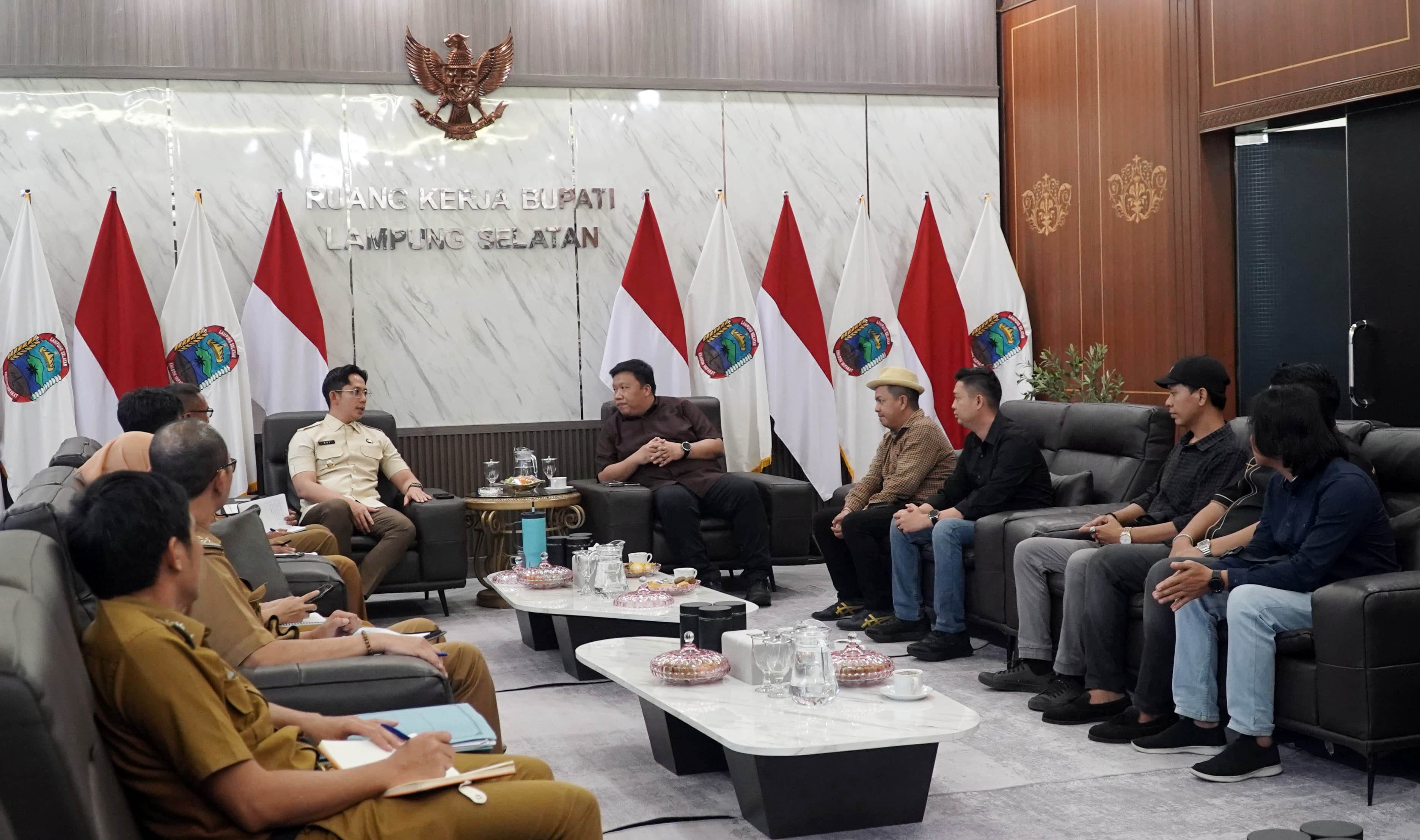 Bupati Lampung Selatan Terima Audiensi ASPEKNAS, Bahas Sinergi Pembangunan Daerah