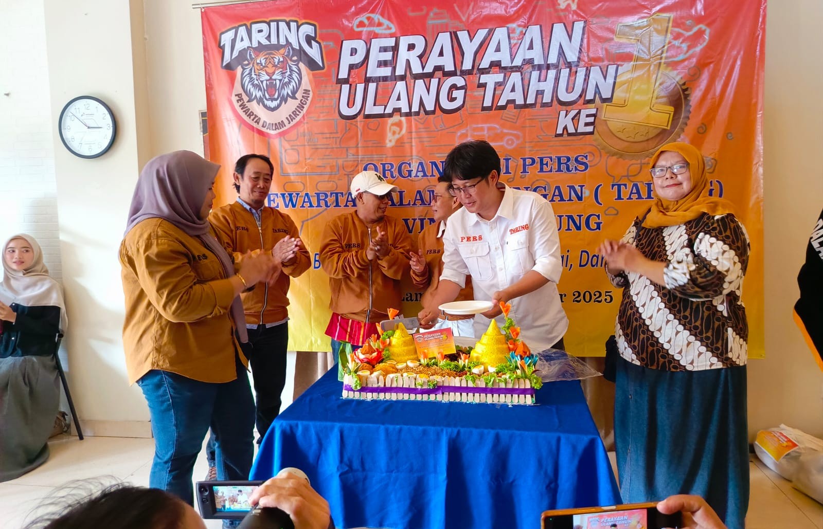 Peringati Satu Tahun, Taring Lampung Rayakan dengan Aksi Sosial Penuh Makna