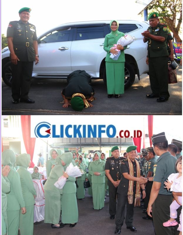 Suasana Haru Iringi Pelepasan Sang Kolonel dan Isteri