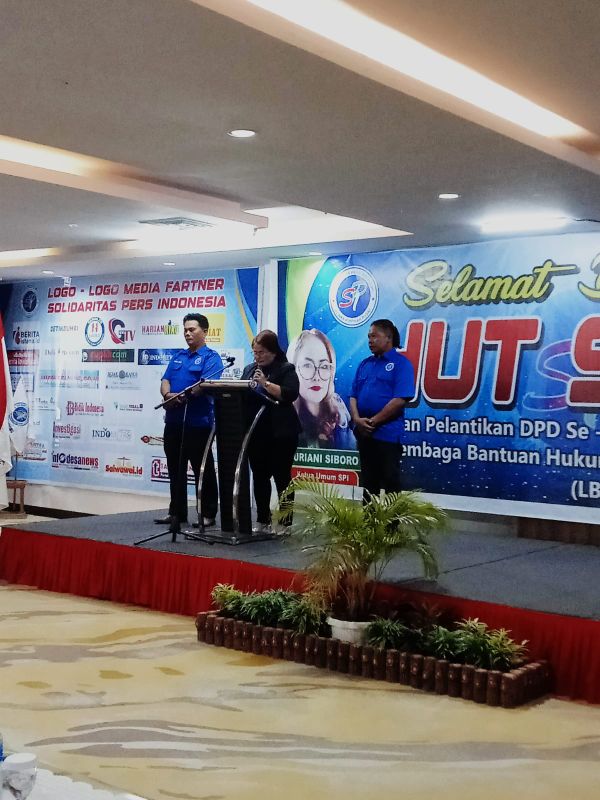 HUT dan Pelantikan Bersamaan Empat DPD SPI di Ameera Hotel Pekanbaru