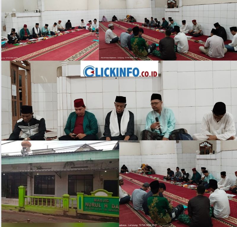 Masjid Nurul Huda Gedong Meneng Rutinan Istighosah Sekaligus Peringatan Isra' Mi'raj