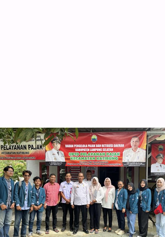 Mahasiswa KKN Unila Lakukan Pendataan Objek Pajak Bumi dan Bangunan