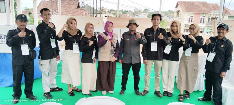 TPS 030 Kelurahan Rajabasa Jaya Kecamatan Rajabasa Bandar Lampung Selesai Pemungutan Suara