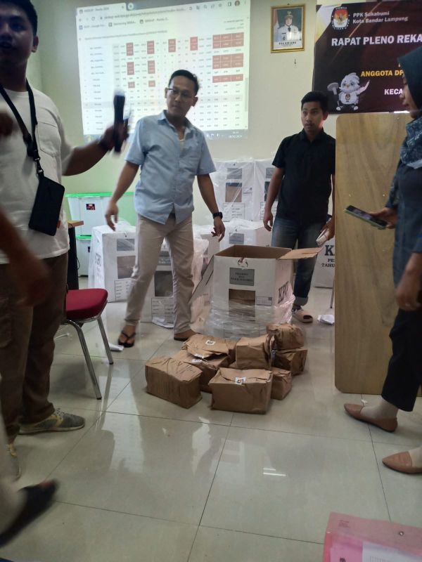 Diduga Kelalaian Ketua KPPS, C1 Plano DPR RI, DPD, DPRD Provinsi, DPRD Kota TPS 9 dan 11 Way Gubak, Kecamatan Sukabumi Hilang