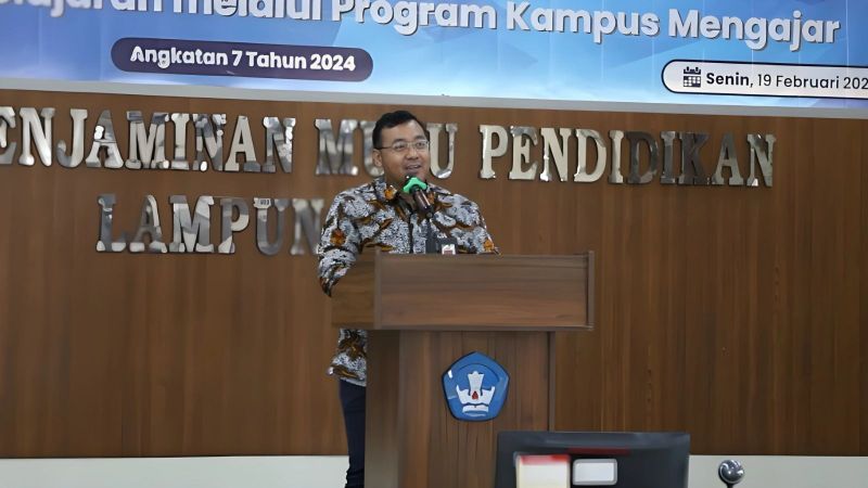 Program Kampus Mengajar Angkatan ke-7 Provinsi Lampung Tahun 2024 Disebar 67 Jenjang Satuan Pendidikan