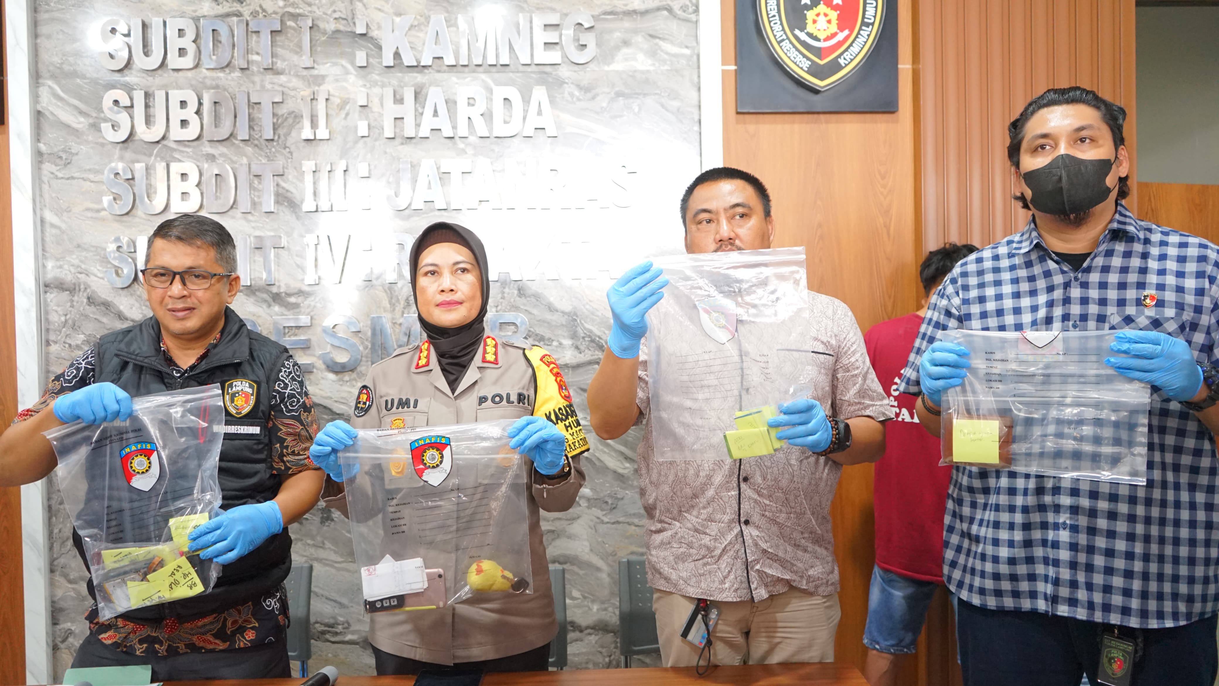 Ditreskrimum Polda Lampung Berhasil Amankan 2 (dua) Pelaku Pencurian Ganjal Mesin ATM