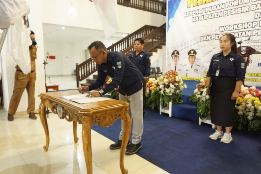 Pemkab Pesibar Gelar Pengukuhan Forum Genre dan Workshop Pencegahan Penurunan Stunting