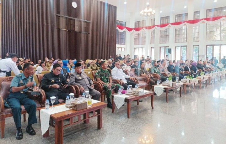 Wakil Bupati Zulqoini Syarif Hadiri Penggukuhan BPKP Propinsi Lampung