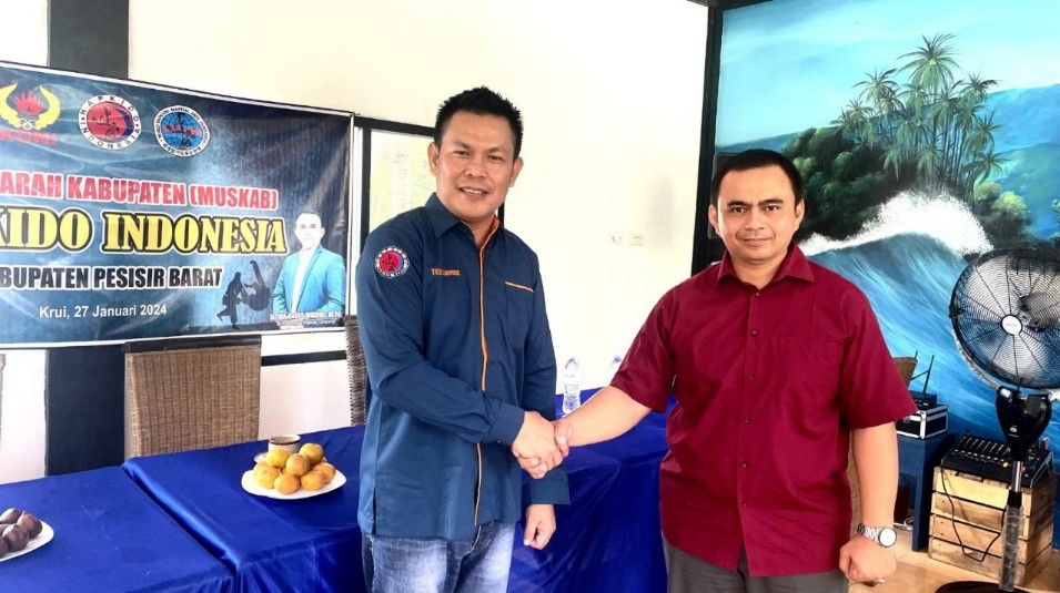 Tedi Zadmiko Kembali Terpilih Jadi Ketua Hapkido Pesisir Barat