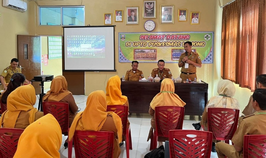 Dinkes Gelar Bimtek dan Pembinaan Terpadu Nakes di Puskesmas Lemong