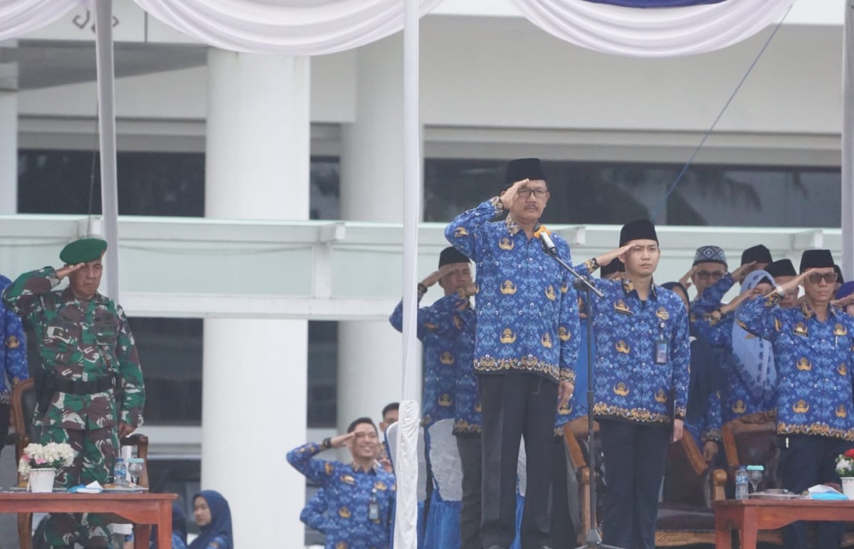 Pemkab Pesisir Barat Gelar Upacara Paripurna Bulanan Tahun 2024