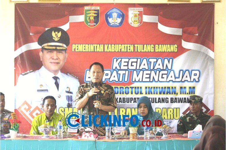 Pj Bupati Tulang Bawang Qudratul Lakukan Kunker dan Mengajar Di Kecamatan Banjar Baru