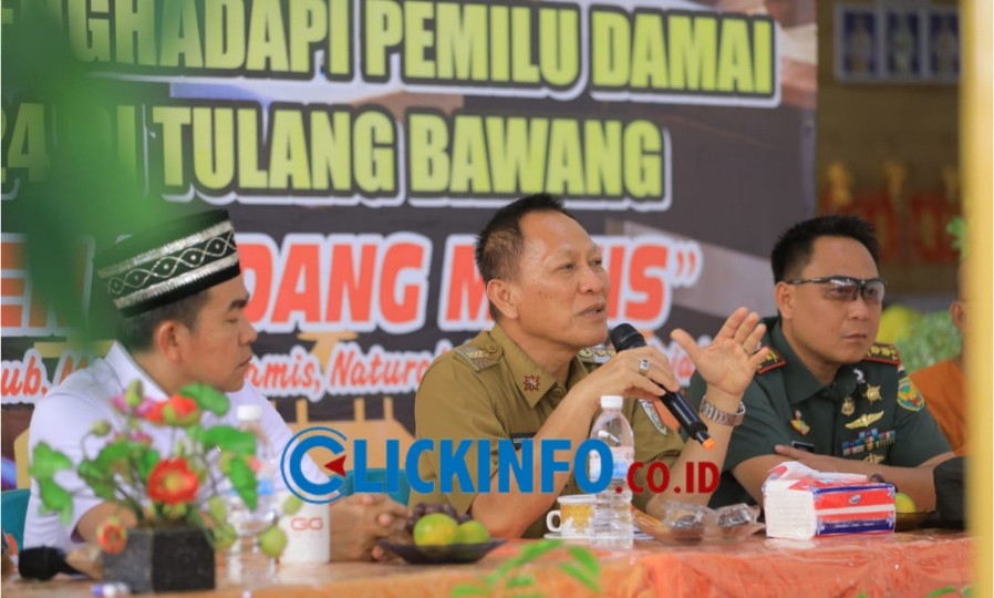 Pj. Bupati Tuba Hadiri Acara Ngopi Bareng dan Ngobrol Santai Kerukunan Pemilu Damai Tahun 2024