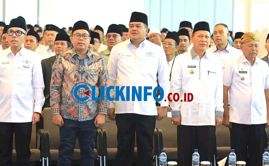 Pj. Bupati Qudratul Ikhwan Hadiri Pelantikan PWNU  Lampung