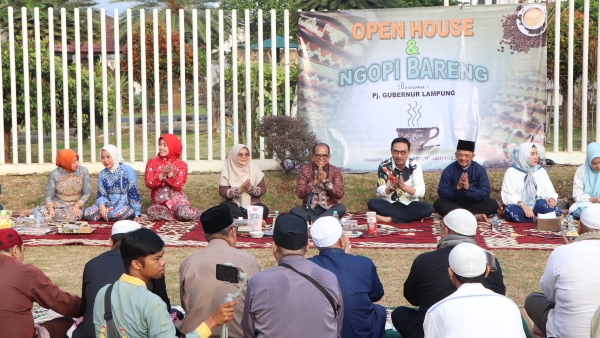 Open House dan Ngopi Bareng: Pj Gubernur Lampung Promosikan UMKM