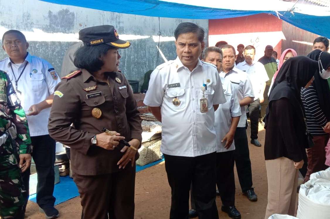 Jelang Bulan Suci Ramadhan, Harga Beras di Pasar Way Kanan Mengalami Penurunan