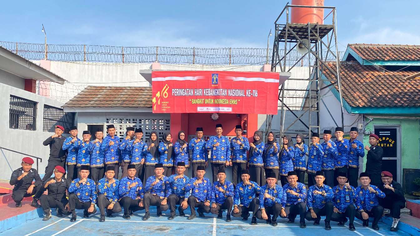 Rutan Krui Gelar Upacara Harkitnas ke-166