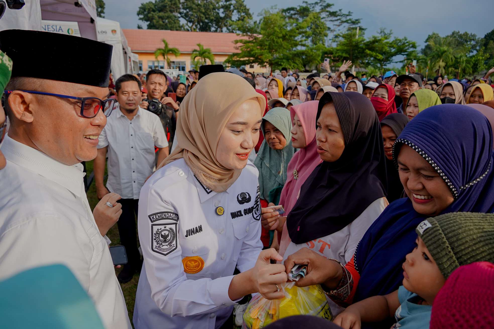 Inflasi Terkendali: Wagub Jihan Tinjau Pasar Murah Lampung Tengah