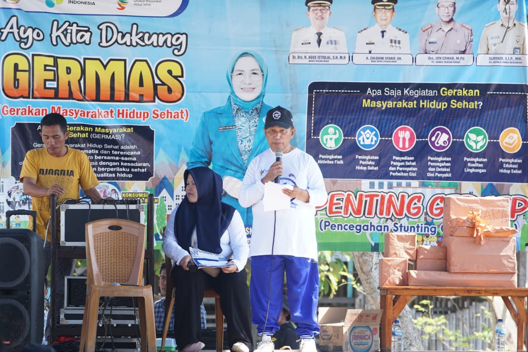 Wakil Bupati Pesisir Barat Ajak Masyarakat Pulau Pisang Hidup Sehat