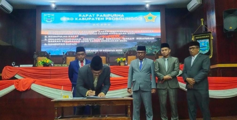 DPRD Probolinggo Setujui Perubahan APBD 2024