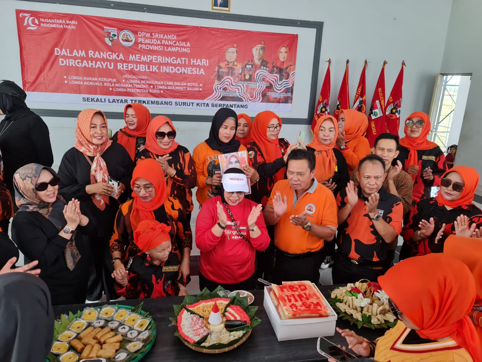 Srikandi Pemuda Pancasila Lampung Meriahkan HUT RI