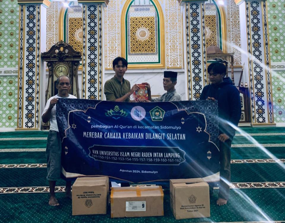 Mahasiswa KKN UIN RIL Tebar Kebaikan di Lamsel