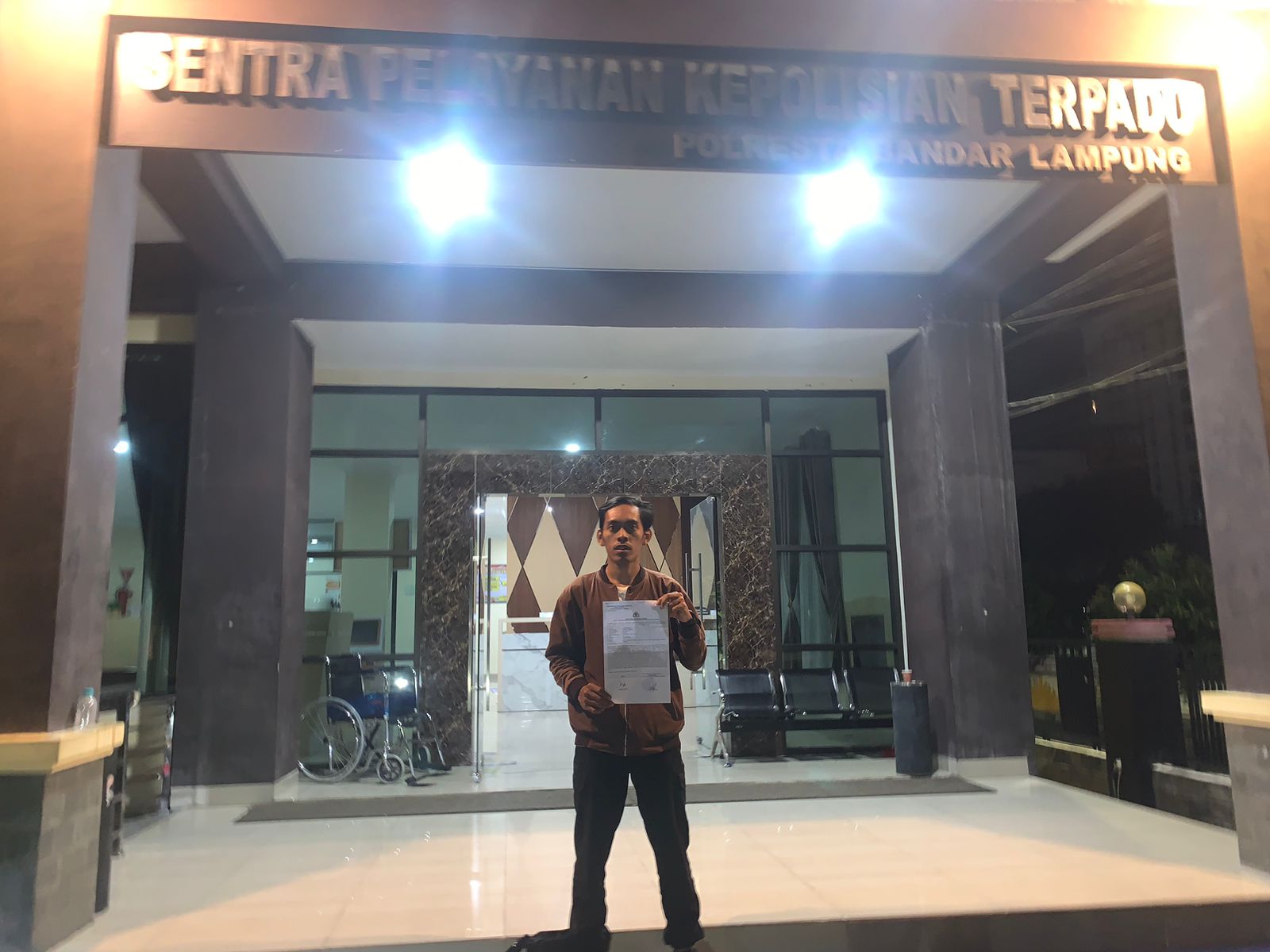 Dugaan Penganiayaan Oleh Oknum PPK Bandarlampung Berujung Laporan ke Polisi