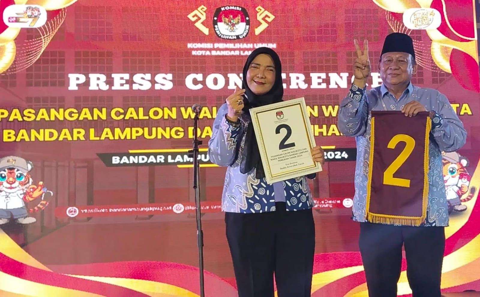 Pasangan Eva-Dedi Raih Nomor Urut 2, Optimis Lanjutkan Kepemimpinan