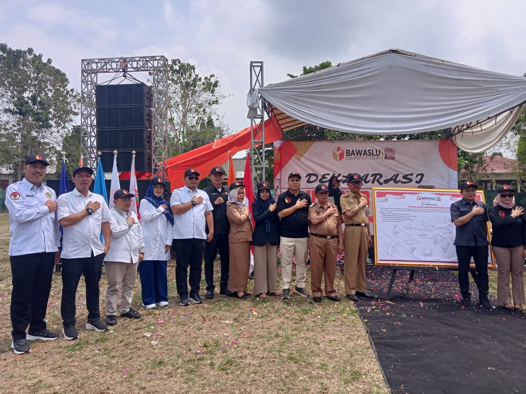 Bupati Pesisir Barat Hadiri Deklarasi Kampanye Pilkada Damai 2024