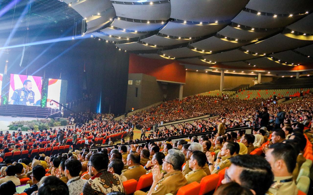 Bupati Pesawaran Hadiri Rakornas Garpemda, Presiden Tekankan Pentingnya Koordinasi