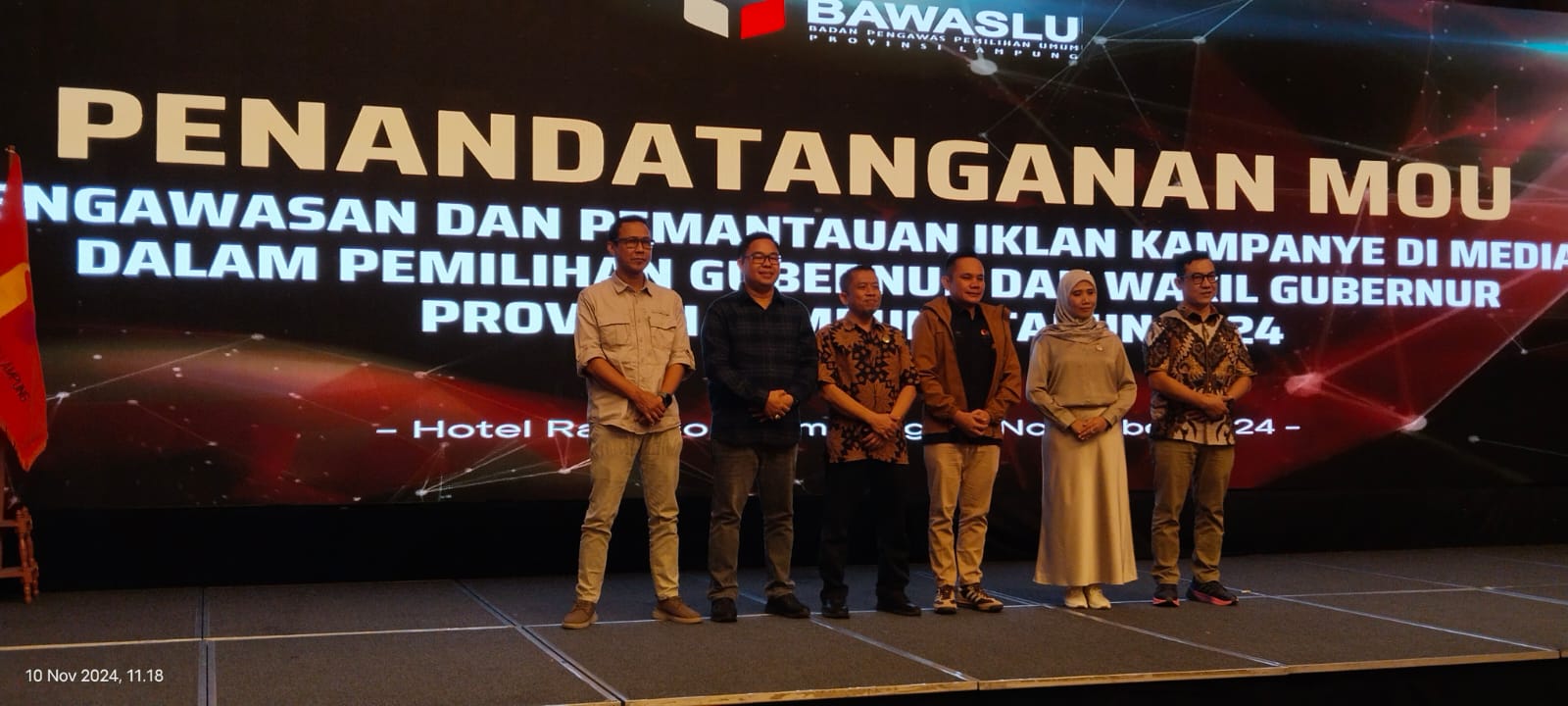 Bawaslu Lampung Gandeng Tiga Lembaga Awasi Kampanye di Media