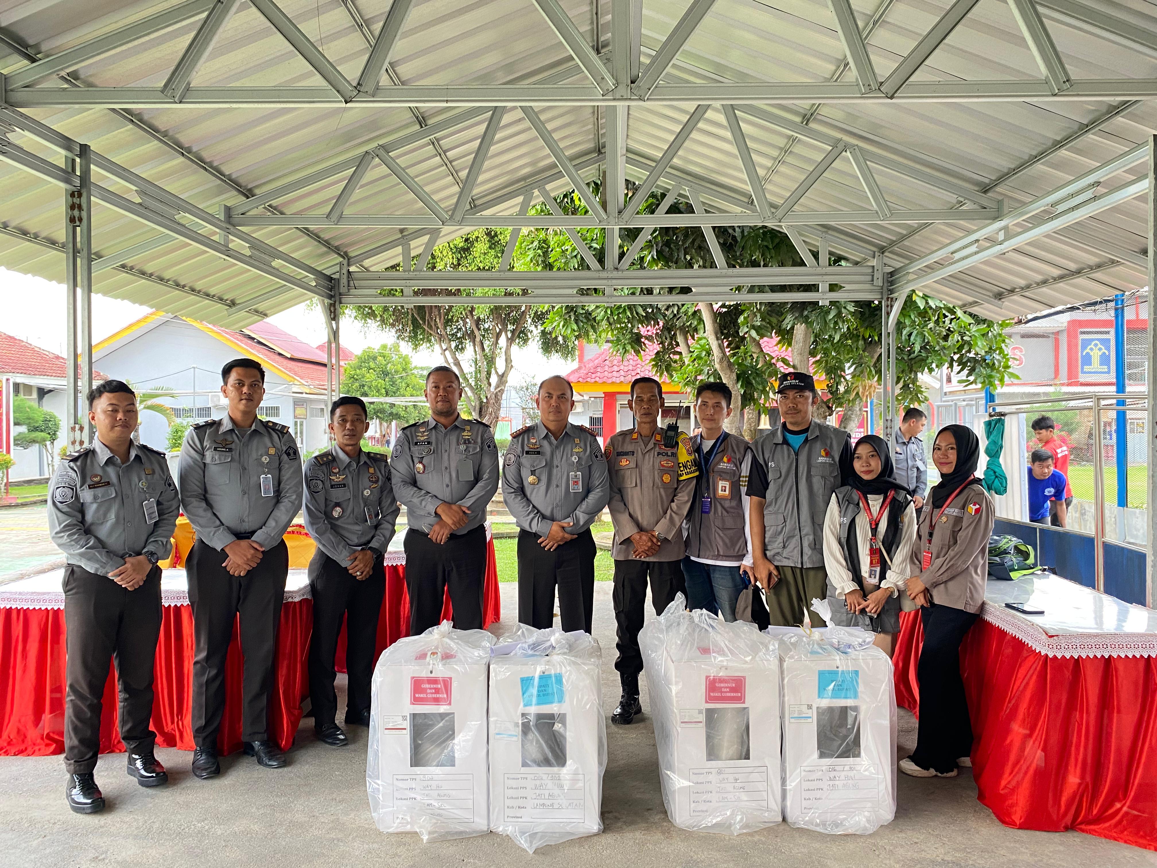 Lapas Narkotika Bandar Lampung Siap Gelar Pilkada 2024 dengan Aman dan Tertib