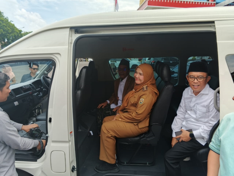Pemkot Bandar Lampung Dukung Penuh Kegiatan NU, Serahkan Kendaraan Operasional