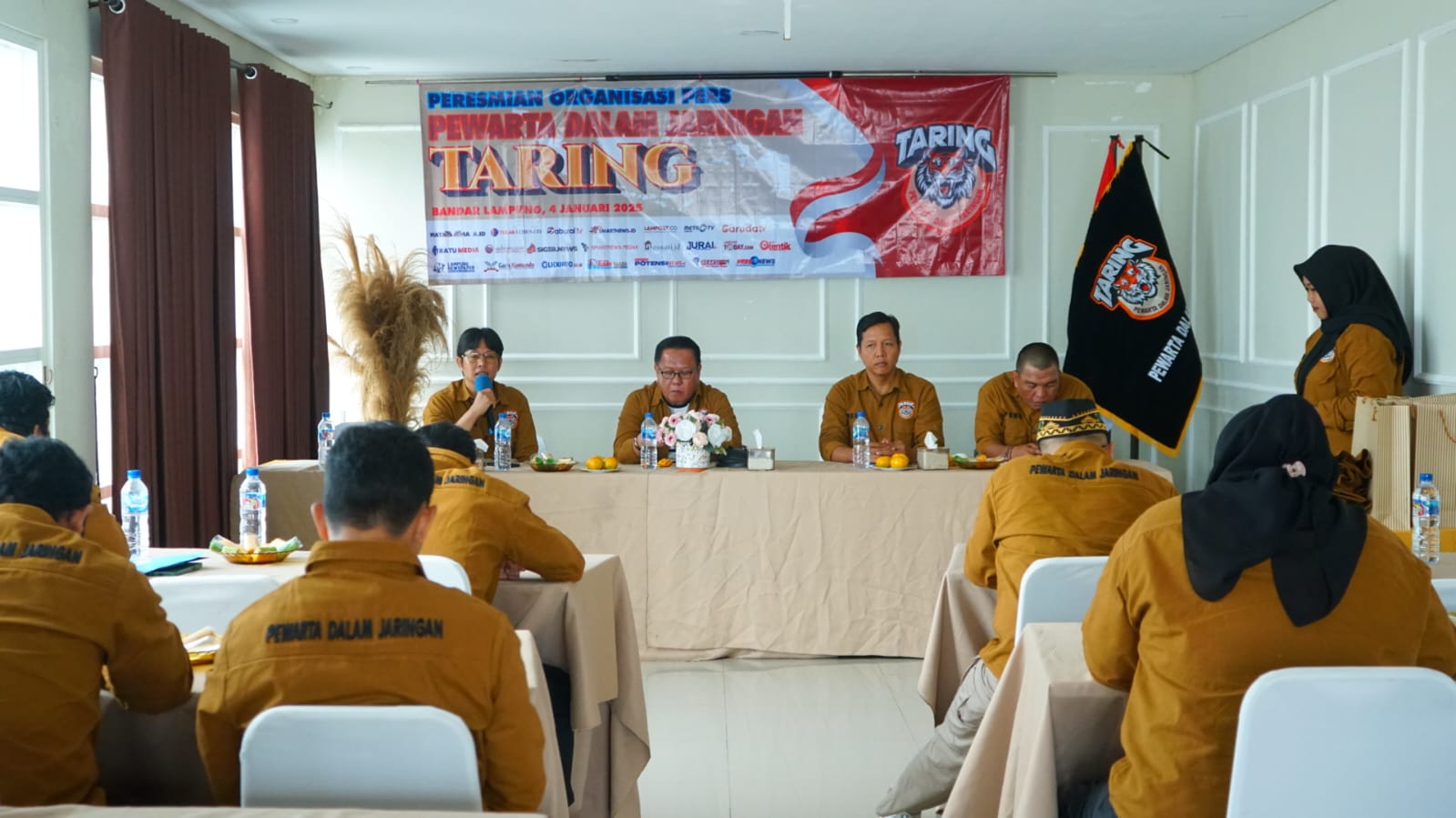 Taring Dorong Pewarta Lampung Jaga Kebenaran Informasi